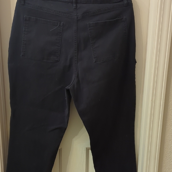 Size 14 Black Casual Pants MINIMALIST CLASSIC - Picture 6 of 7